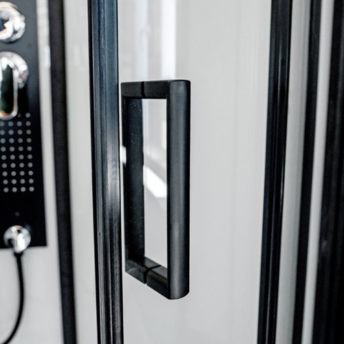 Kabina prysznicowa półokrągła zabudowana 80x80 Puerto