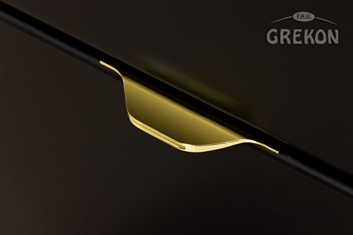 Czarna szafka łazienkowa z umywalką 50 cm Victa