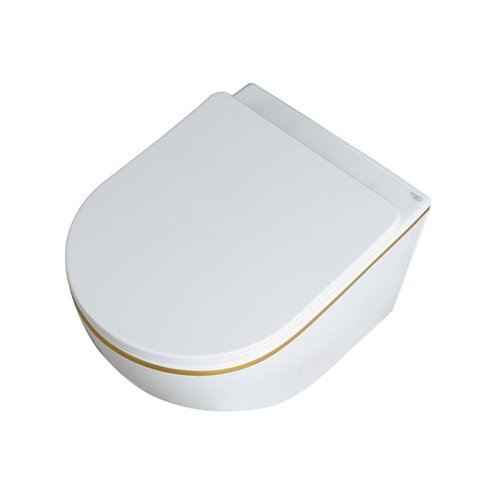 Zestaw podtynkowy kompletny stelaż + miska PEAK-WH-GL-RIM-03 + przycisk ST+H GOLD