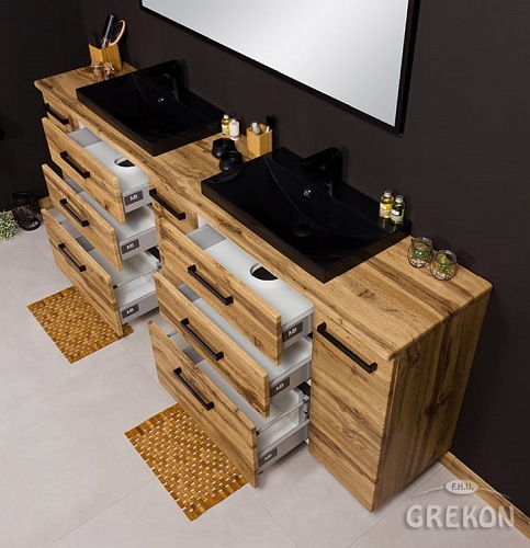 Szafka z umywalką 210 cm 39/C3 seria Fokus Loft Gante
