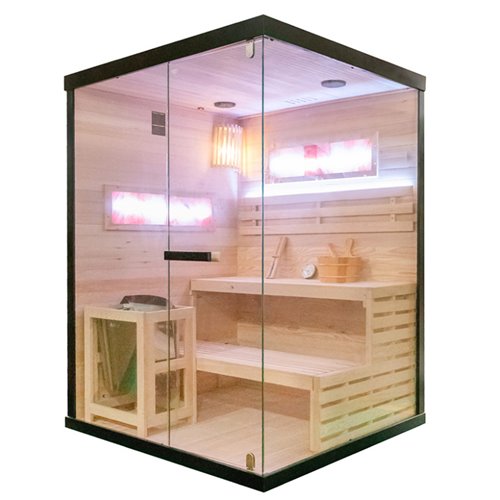 Sauna fińska 4 osobowa wysokotemperaturowa 4,5KW Harvia 140x150 cm Lark3