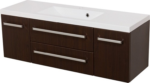 Szafka z umywalką 120/39C Clever seria Fokus Wenge Mat