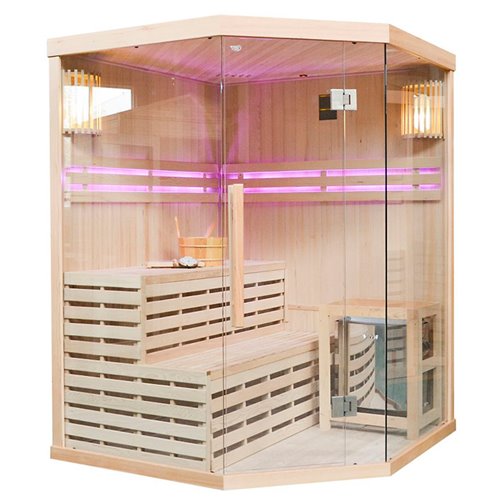 Sauna fińska 5 osobowa wysokotemperaturowa 6KW Harvia 150x150 cm Oslo4