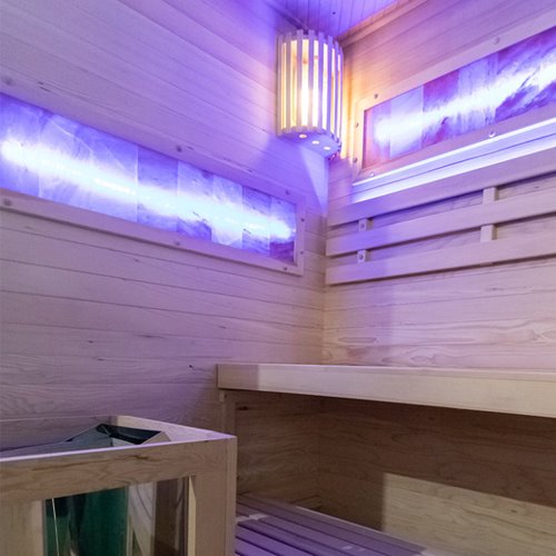 Sauna fińska 2 osobowa wysokotemperaturowa 3,5KW Harvia 120x120 cm Lark2-WD