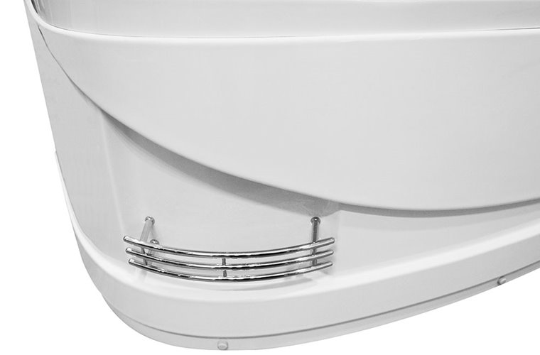 Wanna łazienkowa Spa z hydromasażem asymetryczna 160x78 cm MO-0310