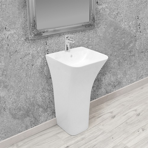 Umywalka wolnostojąca, ceramiczna Ada Slim Rea
