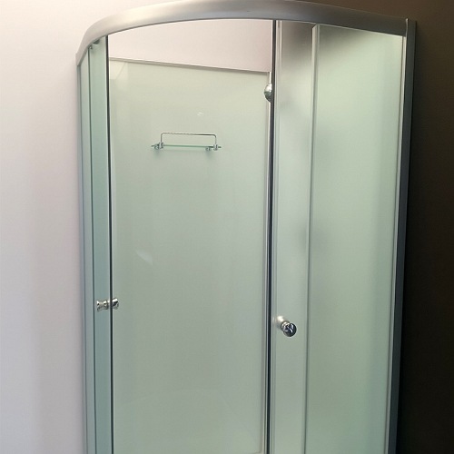 Kabina prysznicowa półokrągła zabudowana 90x90 WSH-305B