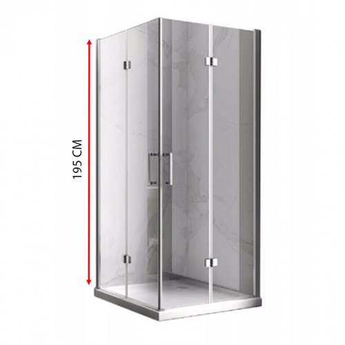 Profil poszerzający KZP08 chrom do kabin prysznicowych KZ08,KZ12,KZ13,KZ14,KZ103,KZ104