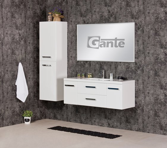 Szafka z umywalką dolomitową 120/39C seria Fokus B