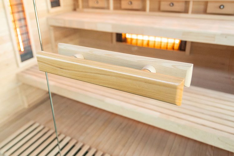 Sauna na podczerwień 4 osobowa + kamienie solne 175X140X200CM MO-EP4RSL Infrared Mazur