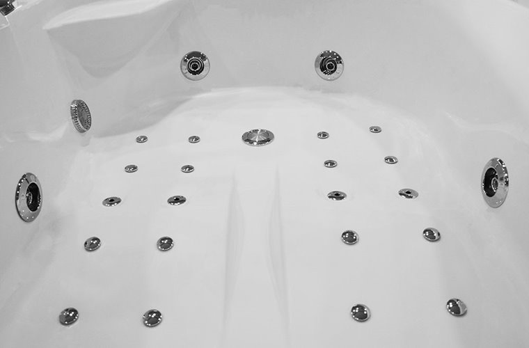 Wanna z hydromasażem dwuosobowa 180x120 cm MO-1631 Lewa