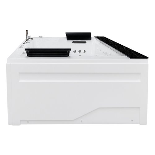 Wanna z hydromasażem prostokątna do zabudowy + obudowa Kalambo BL 190x150 cm