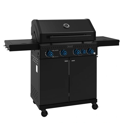 Grill gazowy Zeus C czarny front