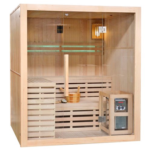 Sauna fińska 6 osobowa wysokotemperaturowa 6KW Harvia 180x160 cm Oslo5