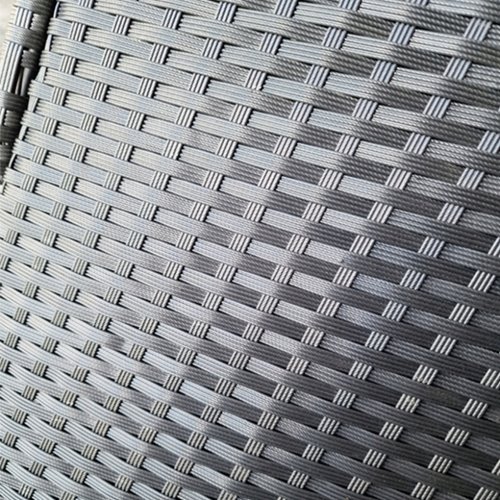 Zestaw mebli ogrodowych z technorattanu sofa, stół, krzesła, pufy Manas