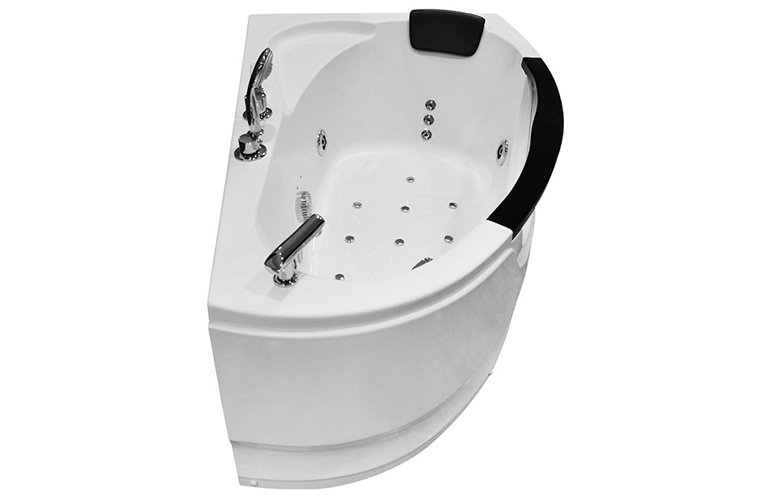 Wanna z hydromasażem narożna 169x90 cm prawa MO-0024