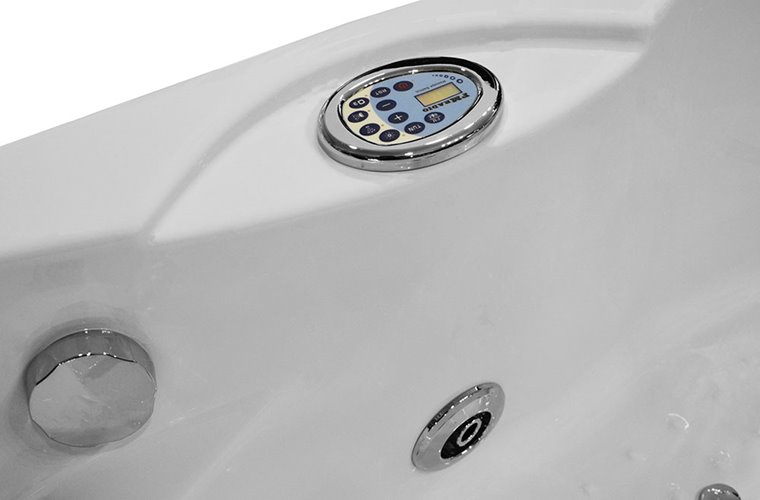 Wanna łazienkowa Spa z hydromasażem asymetryczna 160x78 cm MO-0310