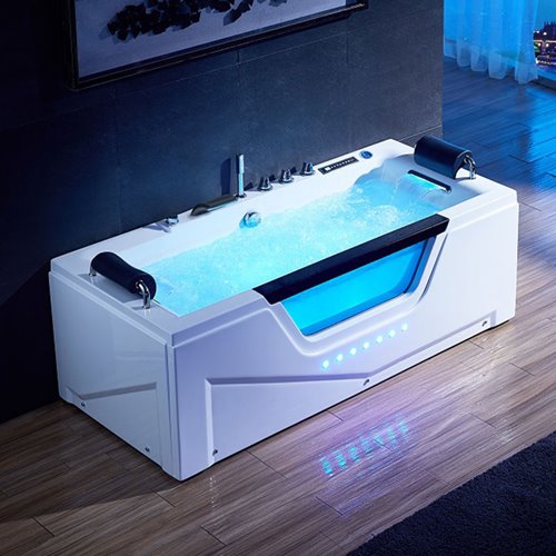 Wanna z hydromasażem prostokątna 182x82 cm Carina 938 Hydrosan