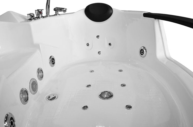 Wanna z hydromasażem narożna 150x150 cm MO-0632BP