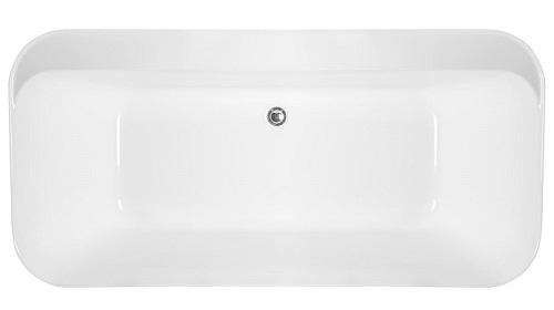 Przyścienna wanna wolnostojąca, 150 cm Emma Kerra