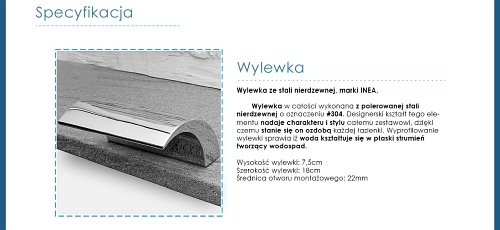 Bateria nawannowa 3-otworowa z wylewką i słuchawką