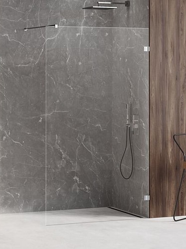 Chromowana ścianka prysznicowa 70 cm EXK-1540 Avexa New Trendy