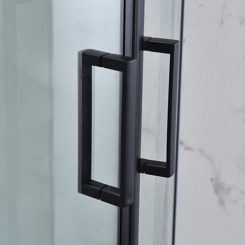 Kabina prysznicowa niski brodzik hydromasaż biały środek 90x90 WSH-311B