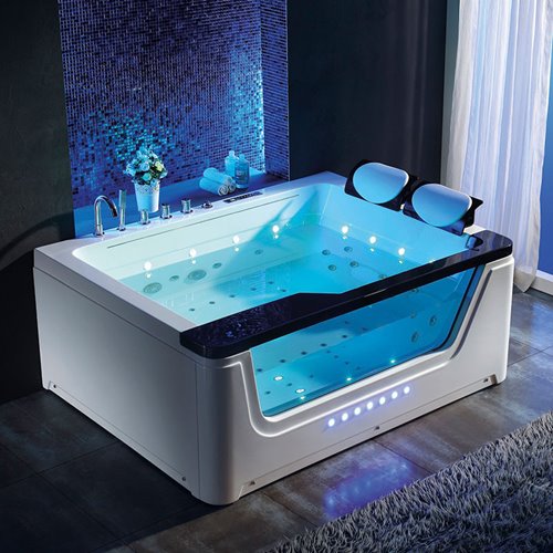 Wanna z hydromasażem prostokątna 170x130 cm Tugela-BL
