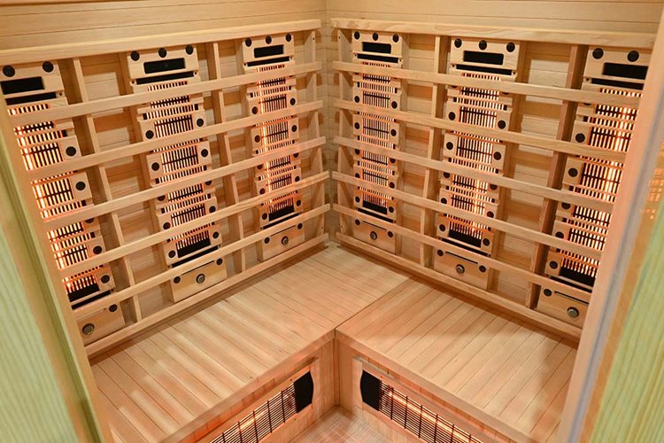 Sauna na podczerwień kamień solny + turmaliny 150X150X190CM MO-RL3CST Infrared Mazur