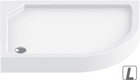 Brodzik asymetryczny 120x85 New Maxima B-0340/L New Trendy