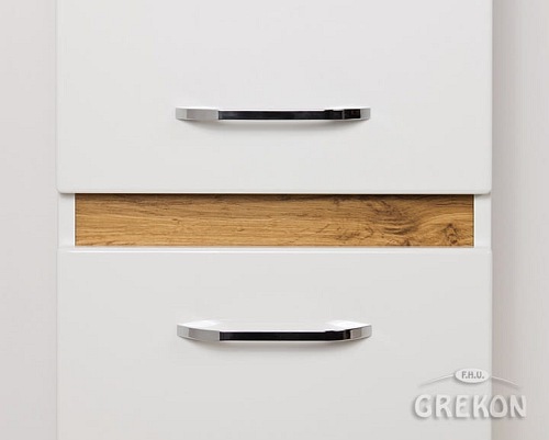 Słupek wiszący biały 143,5 cm seria Magnum Gante