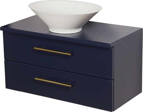 Szafka wisząca z umywalką nablatową 80 cm Belli Gold Gante