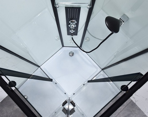 Kabina prysznicowa z hydromasażem niski brodzik 90x90 WSH-312B