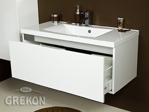 Szafka z umywalką 100/48 seria Diamond B
