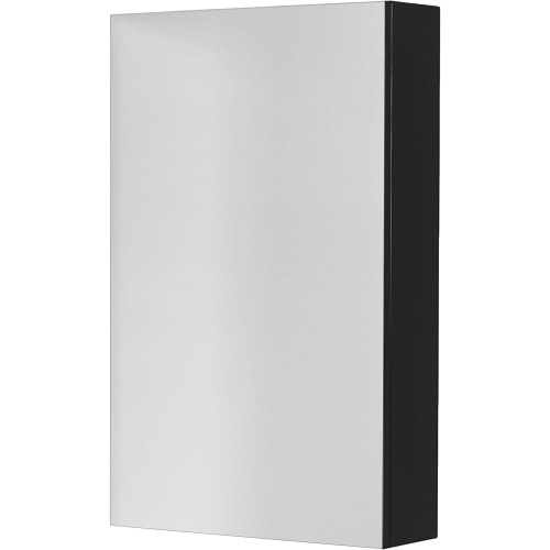 Szafka wisząca z lustrem 50x80 cm czarny mat Belli Gold