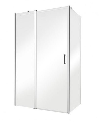 Kabina prysznicowa drzwi uchylne 100x80 cm Exo-C Besco