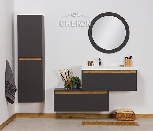 Lustro łazienkowe okragłe 70 cm seria Intra Gante