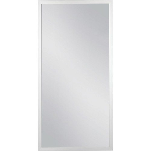 Lustro łazienkowe prostokątne 40x80 cm srebrna rama