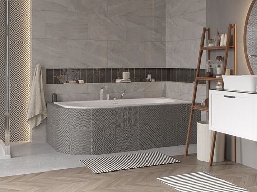 Wanna do zabudowy Avita Slim+ Besco prawa 160x75 cm komplet syfon+ przelew chrom