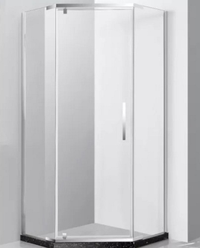 Kabina prysznicowa pięciokątna 80x80 Stylio BKM501PT+