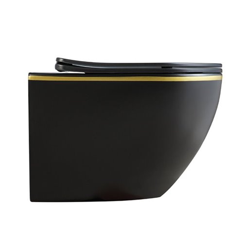 Zestaw podtynkowy kompletny stelaż + miska PEAK-MTB-GL-RIM-03 + przycisk ST+H GOLD