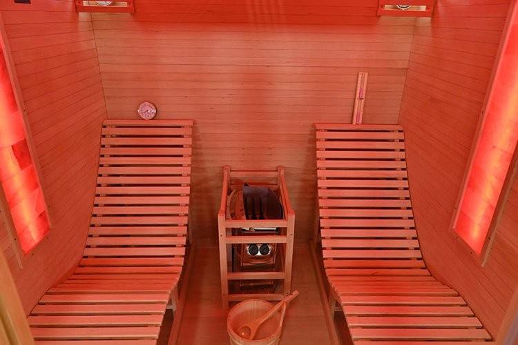 Sauna sucha fińska piec 8 KW Harvia BC80 + kamienie solne 180X180X190CM MO-TS4 Mazur