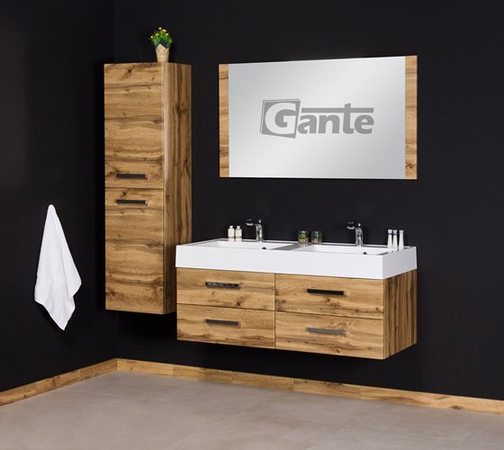 Szafka wisząca z umywalką 120/50/4 UFKS seria Fokus NE