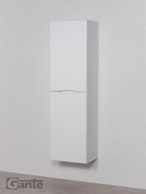 Słupek łazienkowy wiszący z koszem kolor biały ONDA 45x155 cm Gante