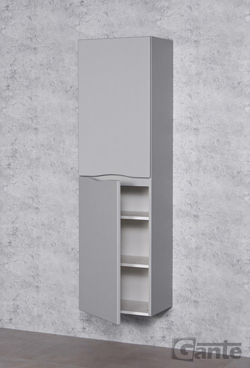 Słupek łazienkowa wiszący kolor szary ONDA 45x155 cm Gante
