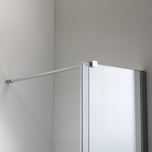 Drzwi prysznicowe rozsuwane szkło 8 mm szerokość 140 cm ASTRA-CH-DUO-140