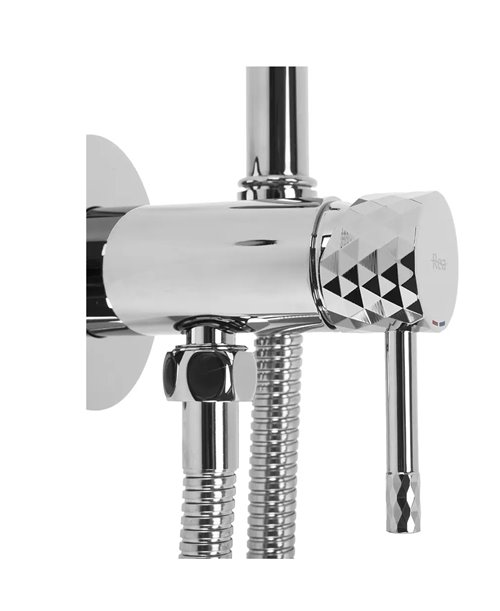 Bateria bidetowa Rea Lungo Diamond Chrom