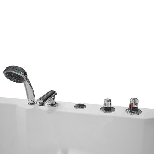 Wanna z hydromasażem dwuosobowa 180x120 cm MO-1631HC Prawa