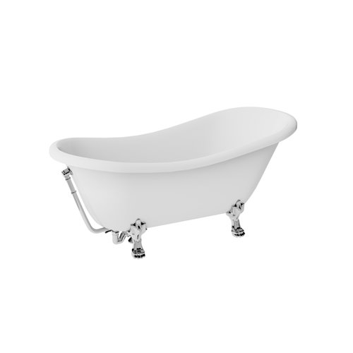 Wanna wolnostojąca 160 nogi chrom Otylia Besco