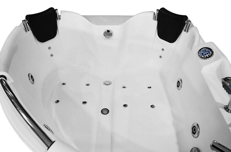 Wanna łazienkowa Spa z hydromasażem narożna 150x150 cm MO-0311